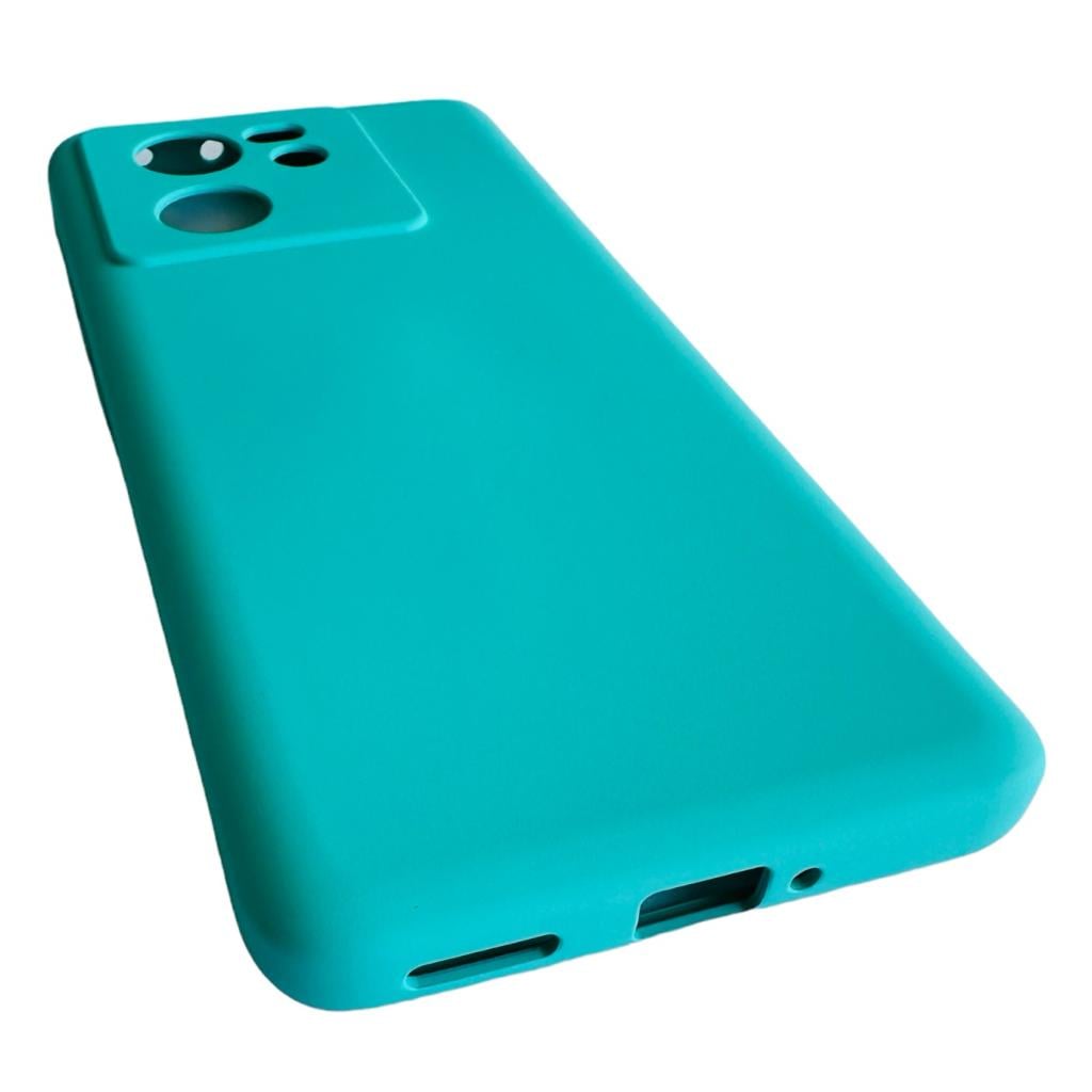 CARCASA FUNDA XIAOMI 13T / 13T PRO SILICONA TURQUESA - 3
