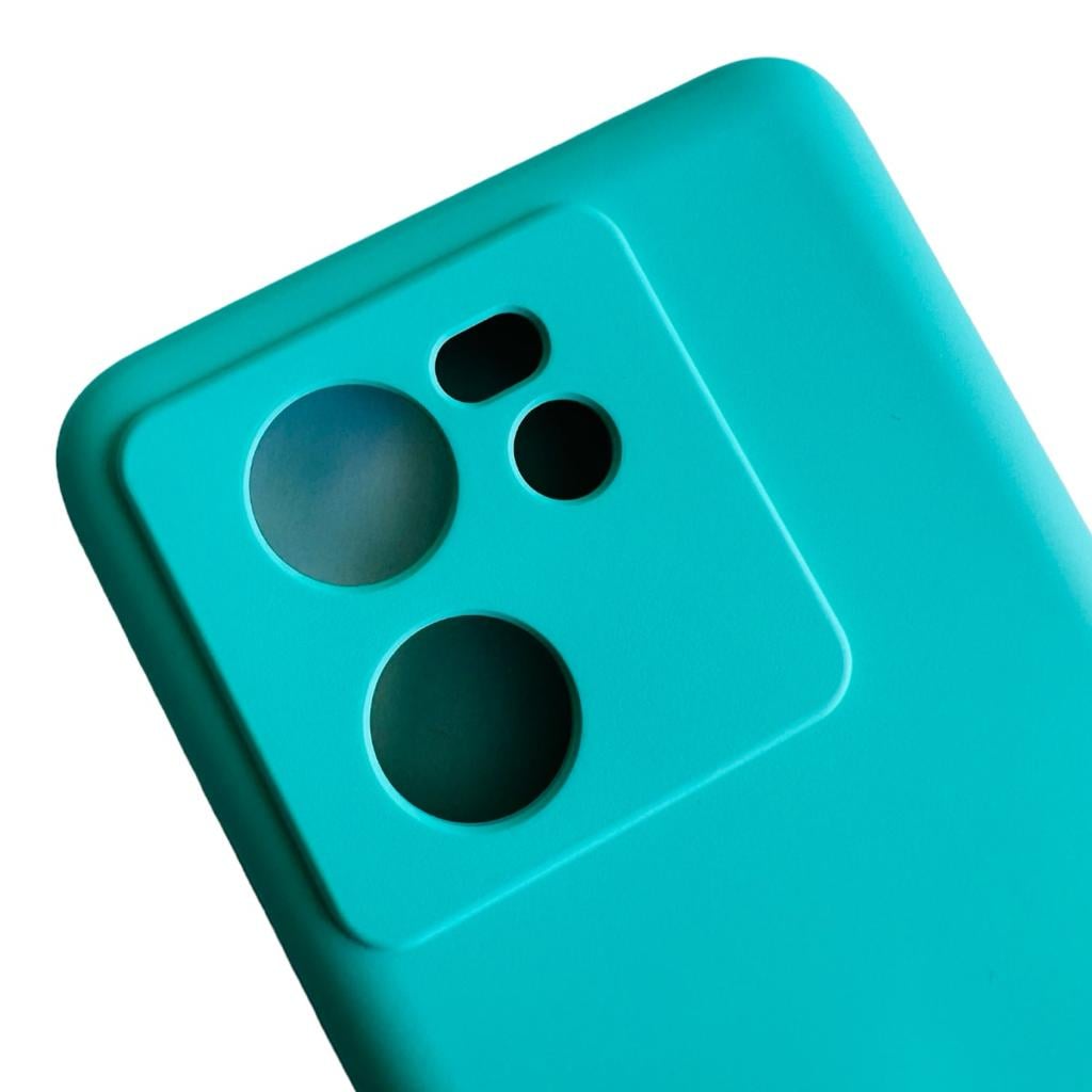 CARCASA FUNDA XIAOMI 13T / 13T PRO SILICONA TURQUESA - 4