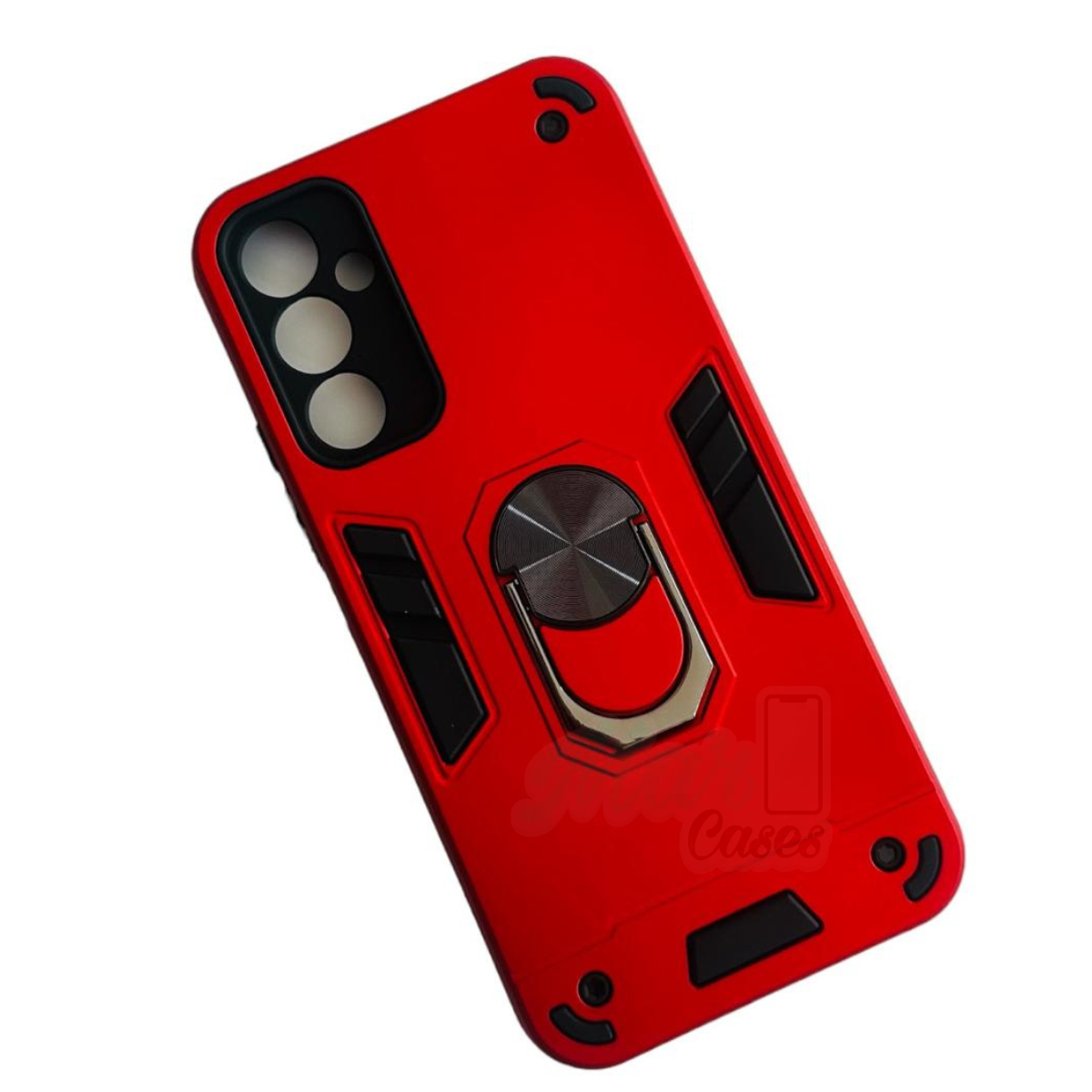 GENÉRICO CARCASA SAMSUNG A54 5G ANTI GOLPES ANILLO ROJO