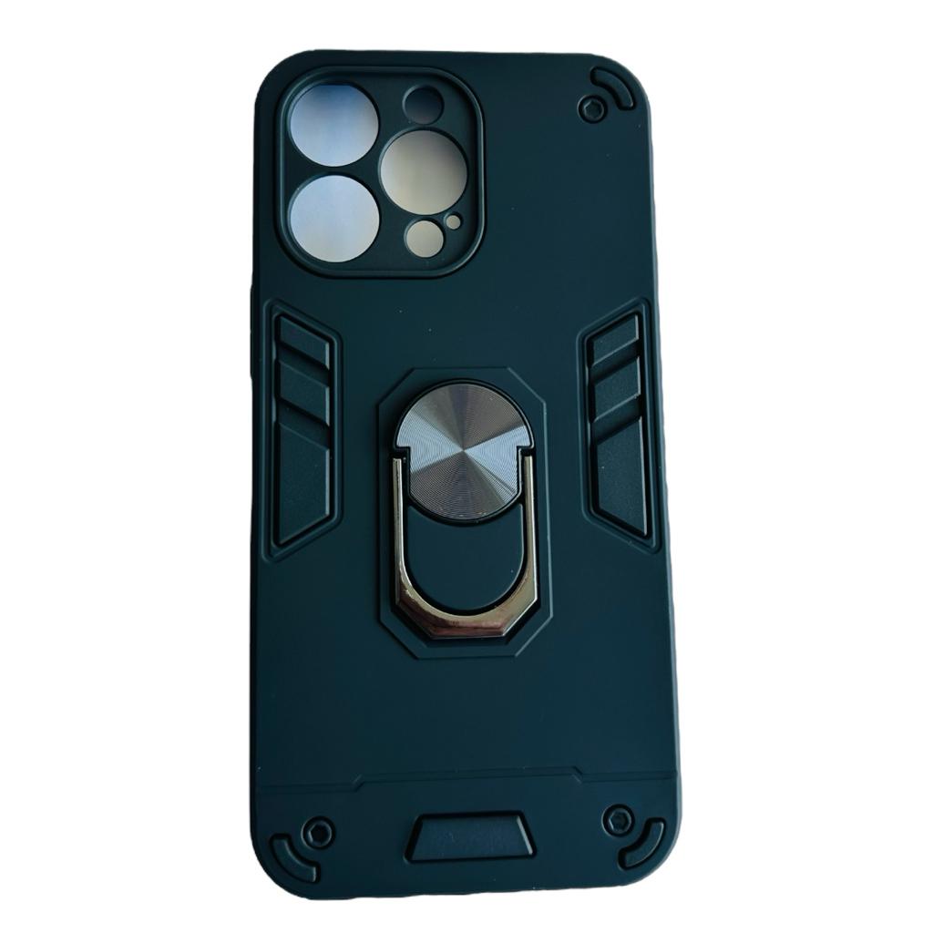 GENÉRICO CARCASA IPHONE 14 PRO MAX ANTI GOLPES ANILLO NEGRO