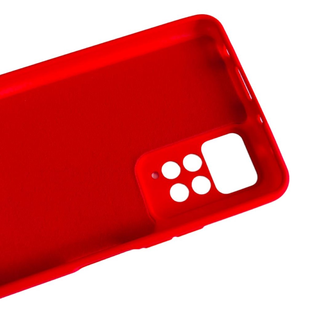 CARCASA FUNDA XIAOMI REDMI NOTE 11 PRO 4G/5G SILICONA ROJO - 4
