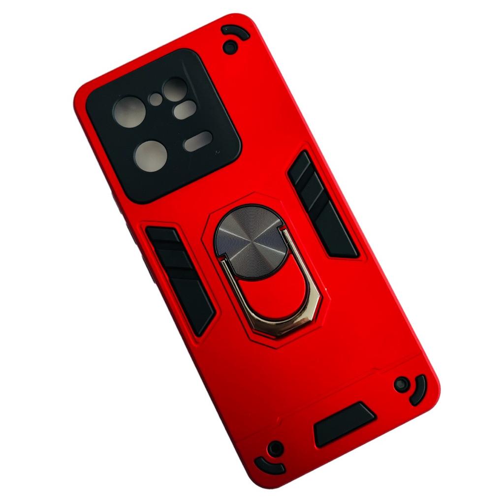 CARCASA XIAOMI 13 PRO ANTI GOLPES ANILLO ROJO - 1
