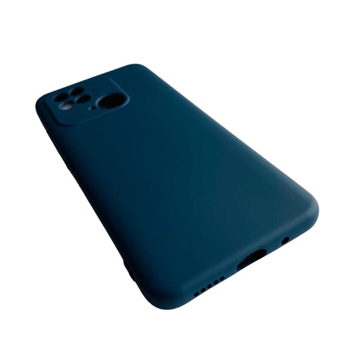 CARCASA FUNDA XIAOMI REDMI 10C SILICONA AZUL - 4