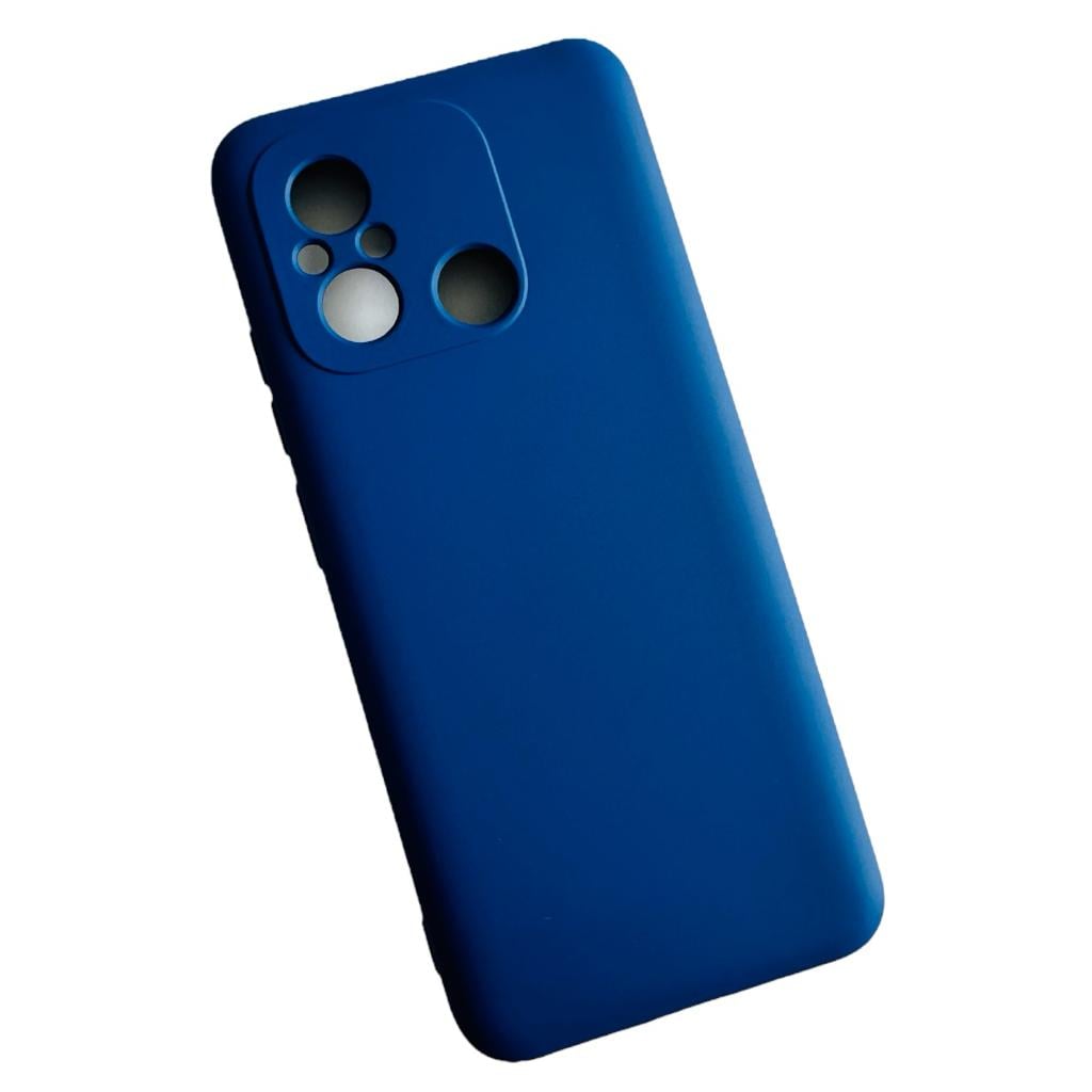 CARCASA FUNDA XIAOMI REDMI 12C SILICONA AZUL - 1