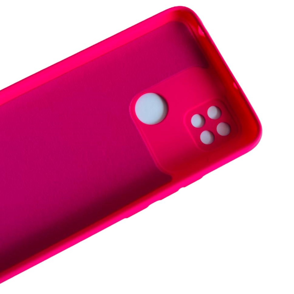 CARCASA FUNDA XIAOMI REDMI 10C SILICONA FUCSIA - 3