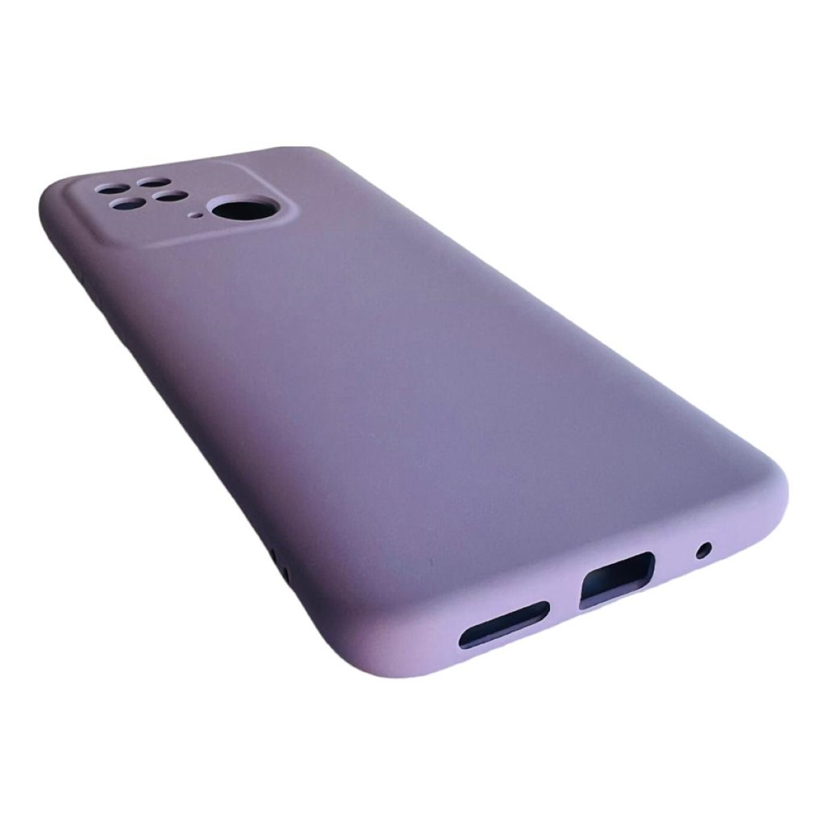 CARCASA FUNDA XIAOMI REDMI 10C SILICONA LILA - 3