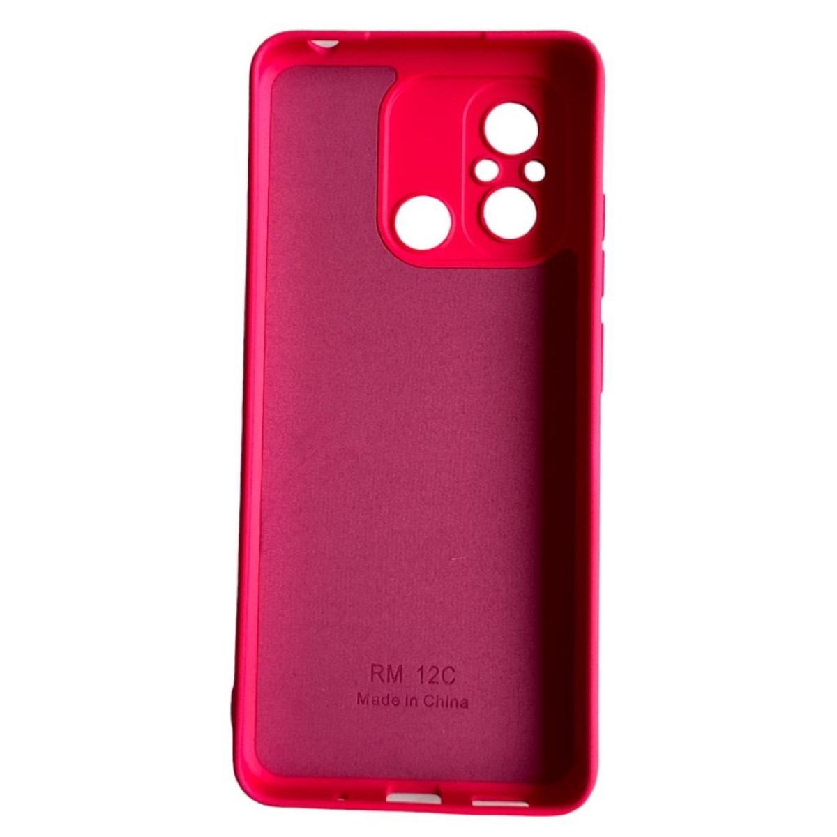 CARCASA FUNDA XIAOMI REDMI 12C SILICONA FUCSIA - 2