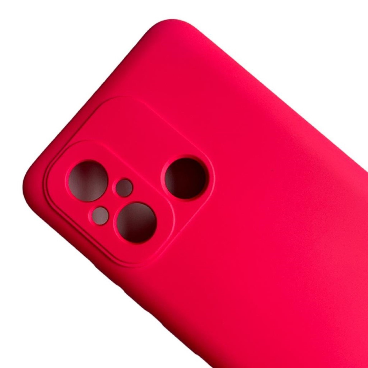 CARCASA FUNDA XIAOMI REDMI 12C SILICONA FUCSIA - 3