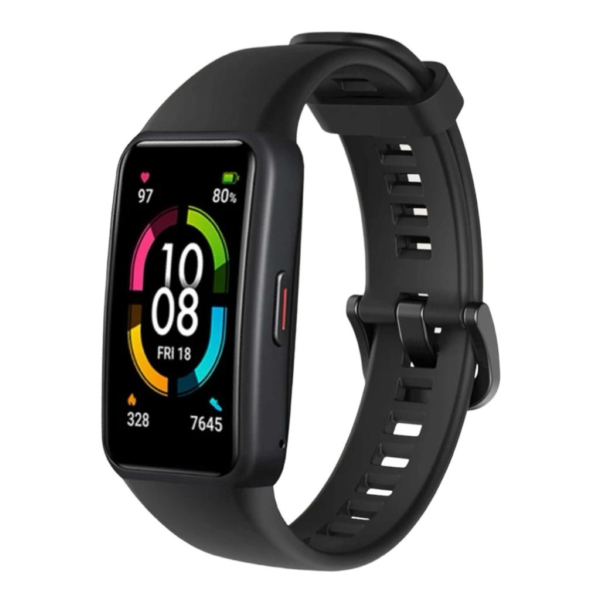 GENÉRICO CORREA DE REPUESTO SILICONA PARA HUAWEI HONOR BAND 6/ BAND 6 NEGRO