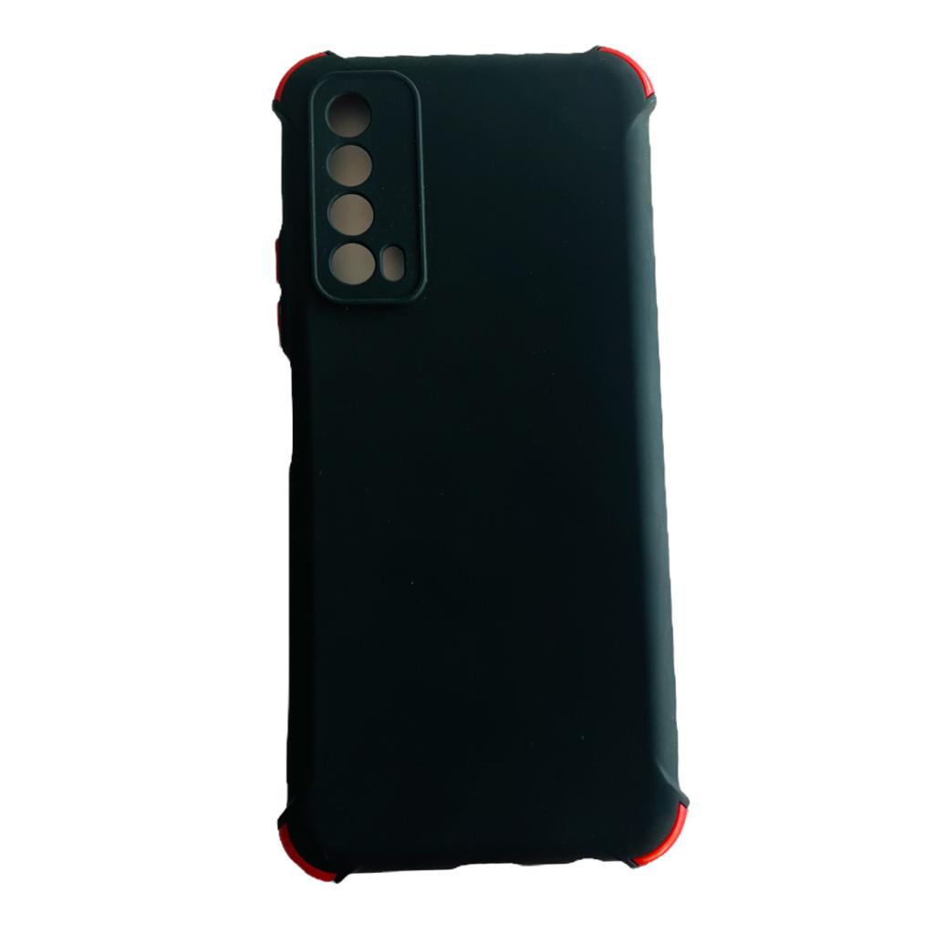 GENÉRICO CARCASA HUAWEI Y7A SILICONA REFORZADA NEGRO