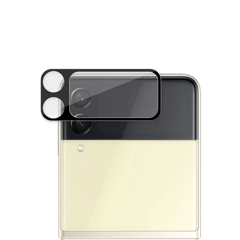 LÁMINA MICA VIDRIO TEMPLADO 3D CÁMARA PARA SAMSUNG Z FLIP 3 - 1