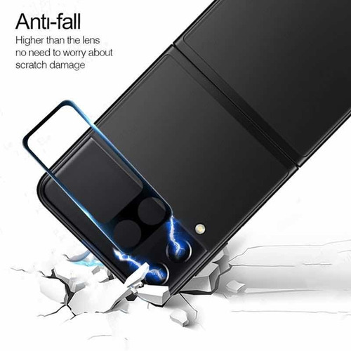 LÁMINA MICA VIDRIO TEMPLADO 3D CÁMARA PARA SAMSUNG Z FLIP 3 - 2