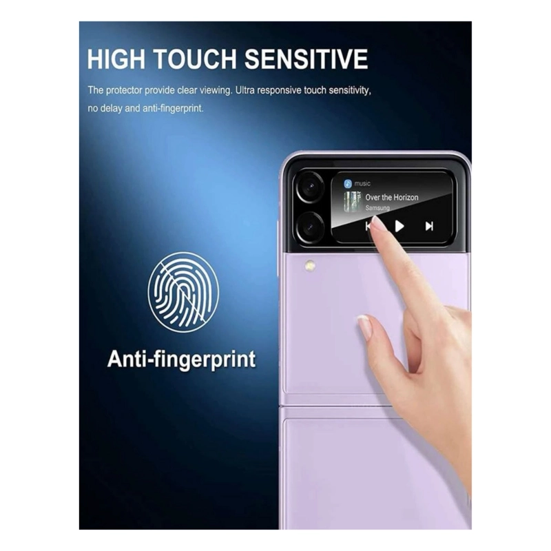 LÁMINA MICA VIDRIO TEMPLADO 3D CÁMARA PARA SAMSUNG Z FLIP 3 - 3