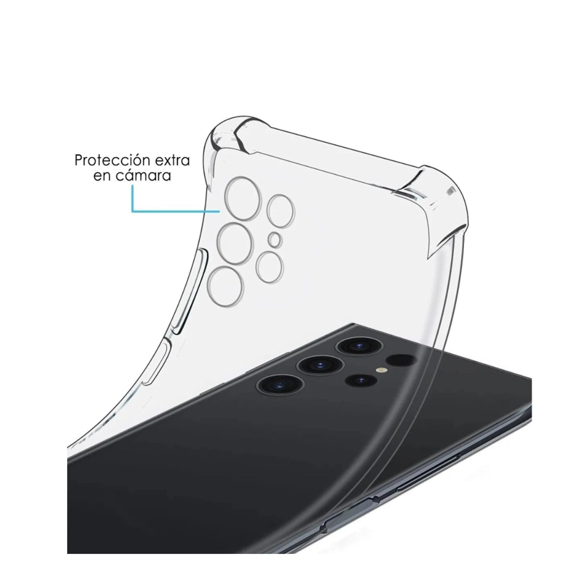 CARCASA SAMSUNG S24 ULTRA TRANSPARENTE REFORZADA - 3