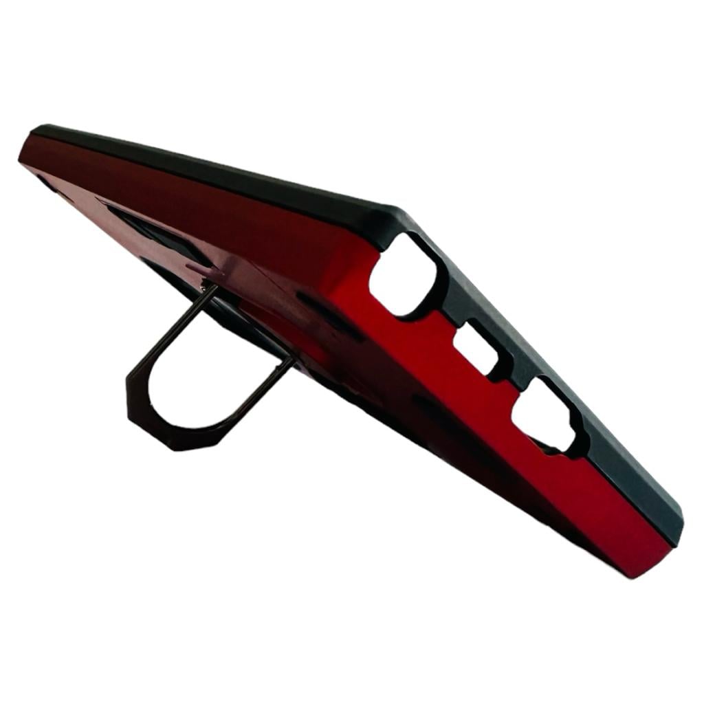 CARCASA PARA SAMSUNG S24 ULTRA ANTI GOLPES ANILLO ROJO - 3