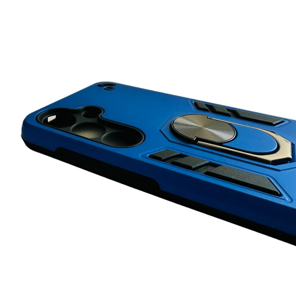 CARCASA SAMSUNG S24 PLUS ANTI GOLPES ANILLO AZUL - 4