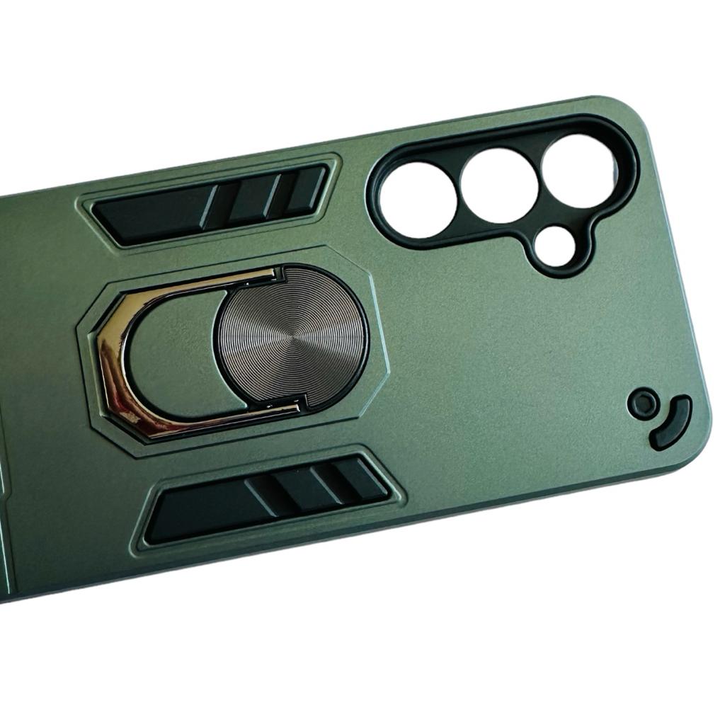 CARCASA SAMSUNG S24 PLUS ANTI GOLPES ANILLO PLOMO - 1