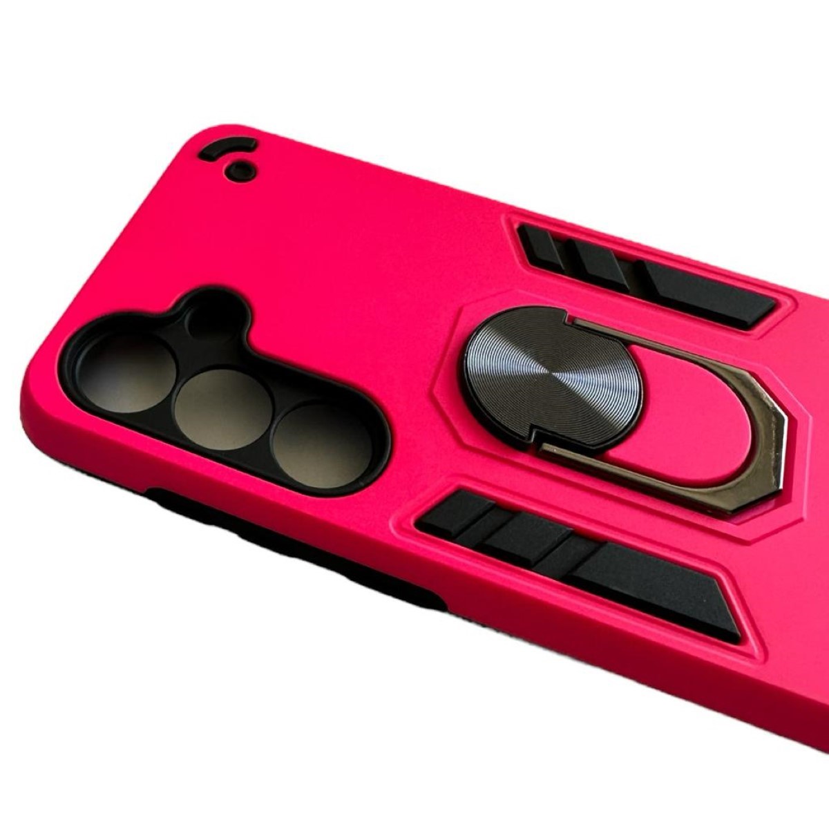 CARCASA SAMSUNG S24 PLUS ANTI GOLPES ANILLO FUCSIA - 2