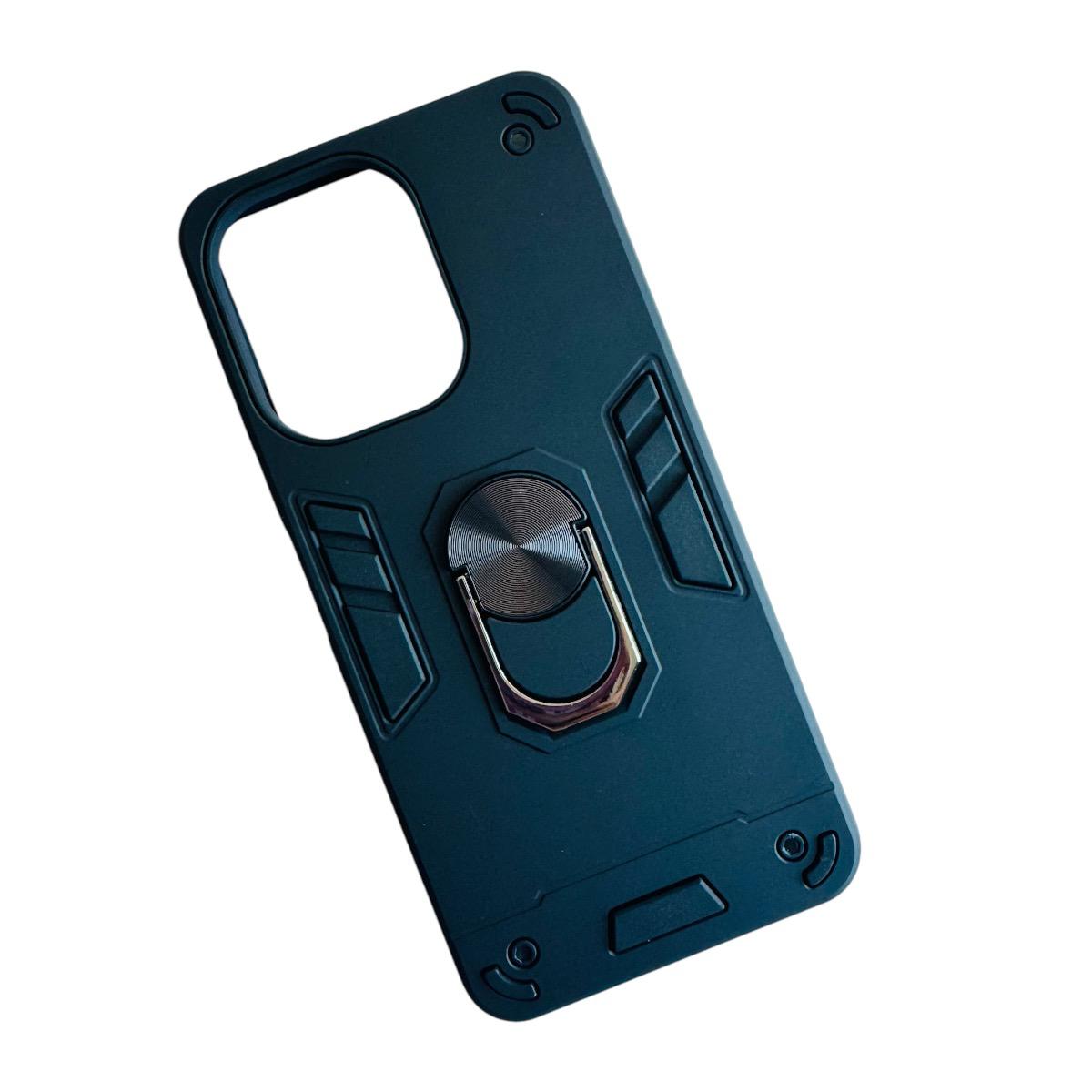 CARCASA XIAOMI REDMI 13C 4G 5G ANTI GOLPES ANILLO NEGRO - 1