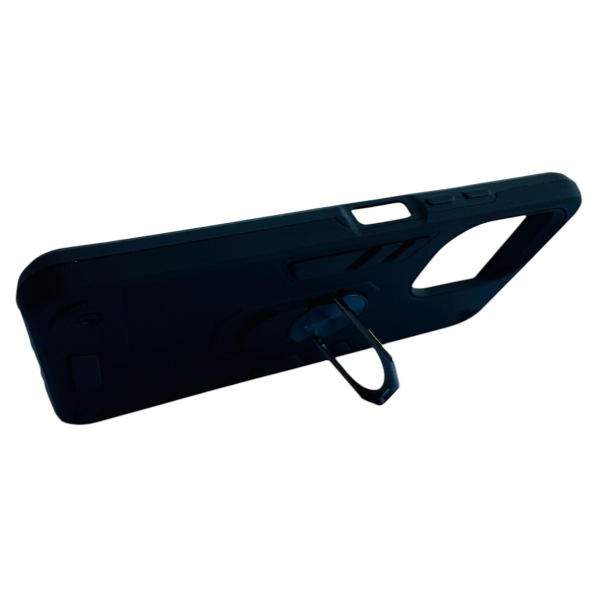 CARCASA XIAOMI REDMI 13C 4G 5G ANTI GOLPES ANILLO NEGRO - 3