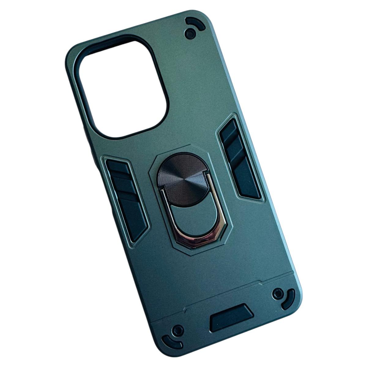 CARCASA XIAOMI REDMI 13C 4G 5G ANTI GOLPES ANILLO PLOMO - 1