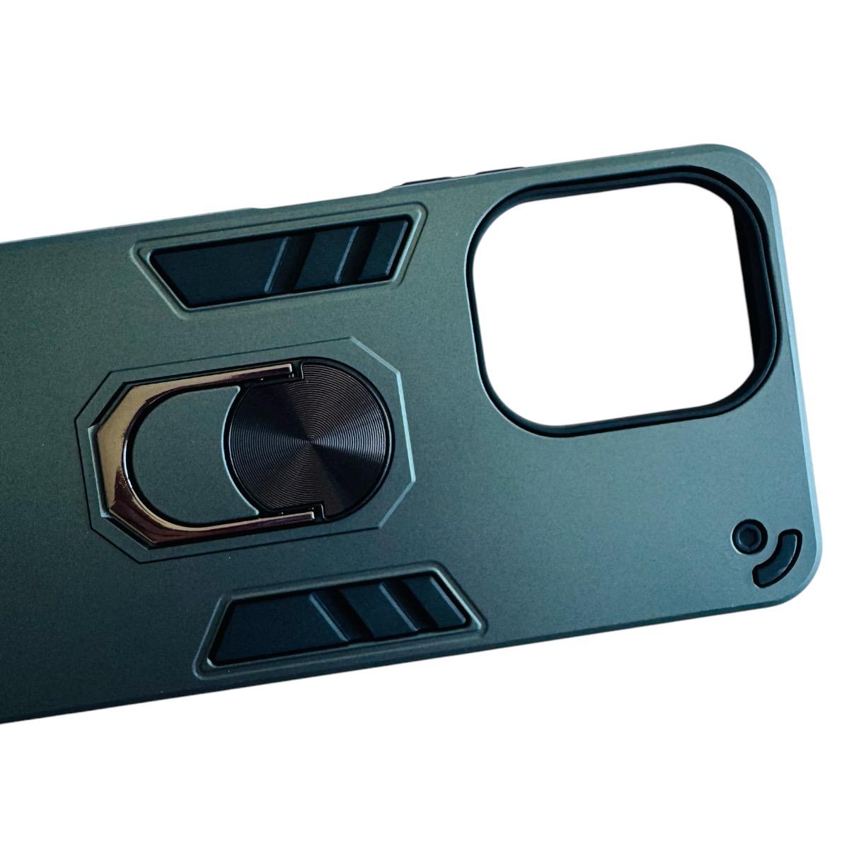 CARCASA XIAOMI REDMI 13C 4G 5G ANTI GOLPES ANILLO PLOMO - 4