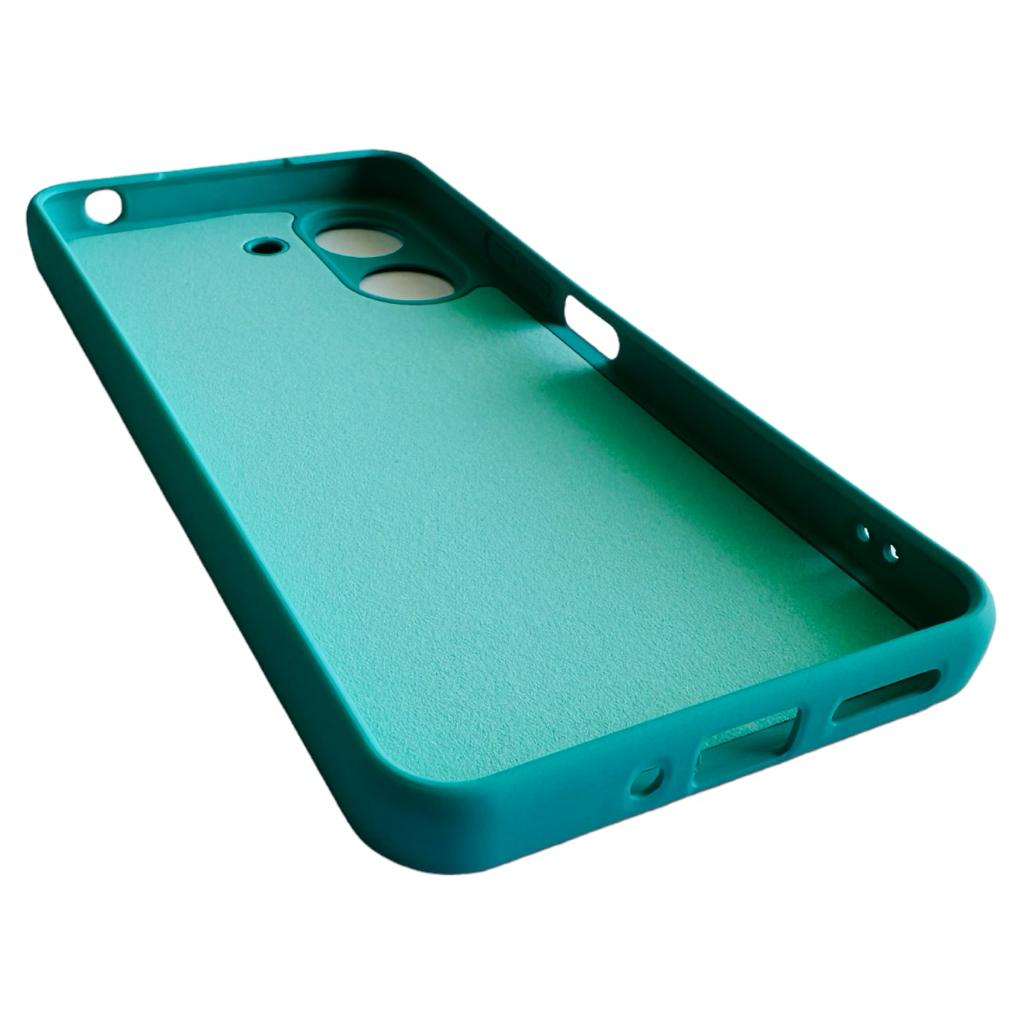 CARCASA XIAOMI REDMI 13C 4G FUNDA SILICONA TURQUESA - 4