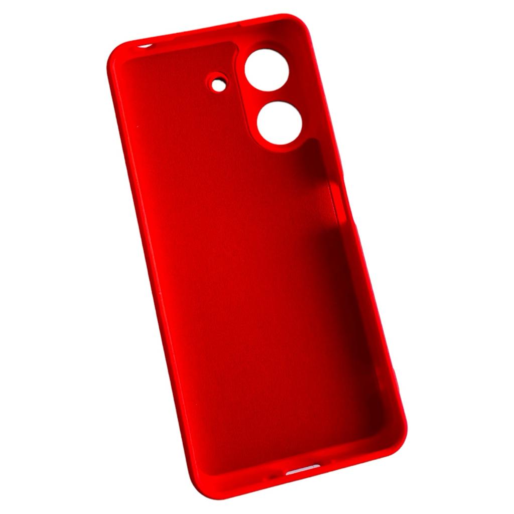 CARCASA XIAOMI REDMI 13C 4G FUNDA SILICONA ROJO - 2