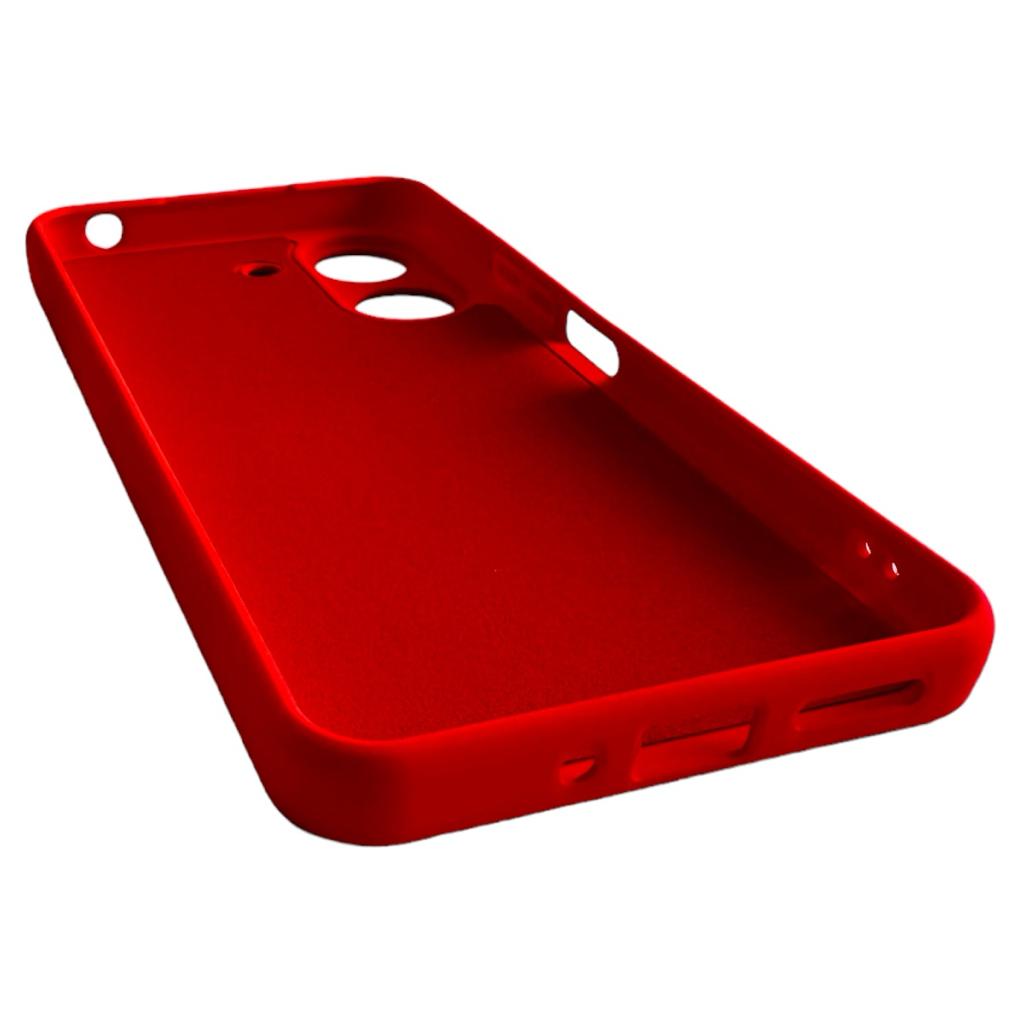 CARCASA XIAOMI REDMI 13C 4G FUNDA SILICONA ROJO - 3