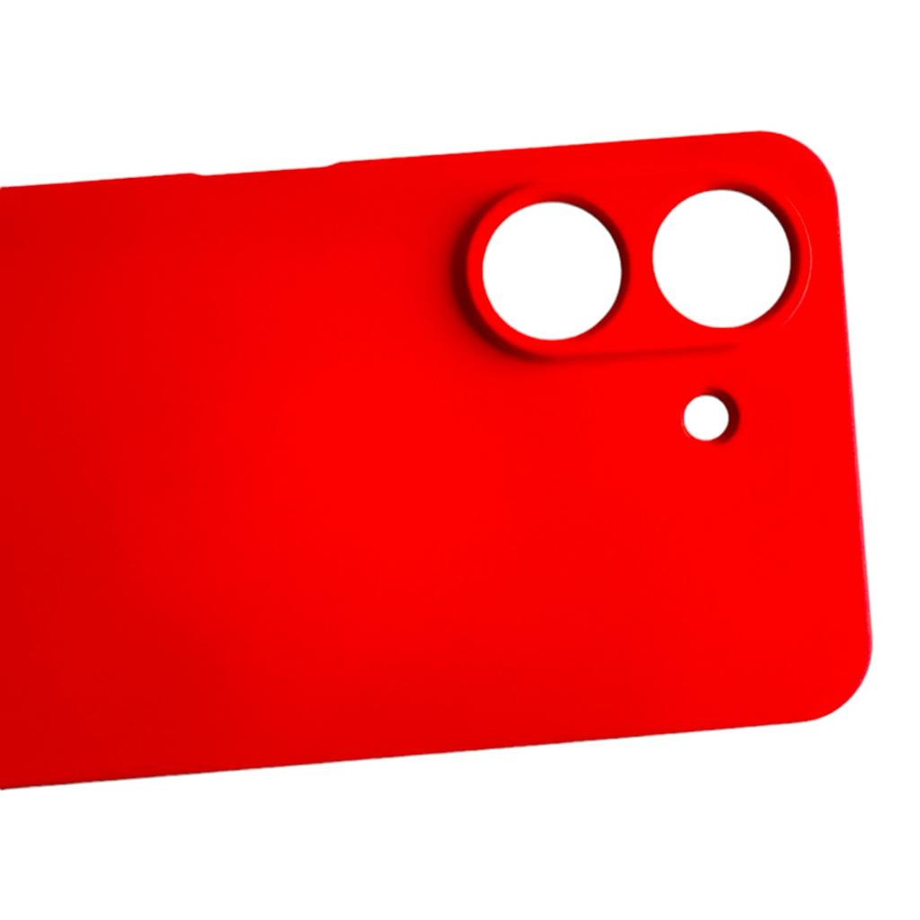 CARCASA XIAOMI REDMI 13C 4G FUNDA SILICONA ROJO - 4