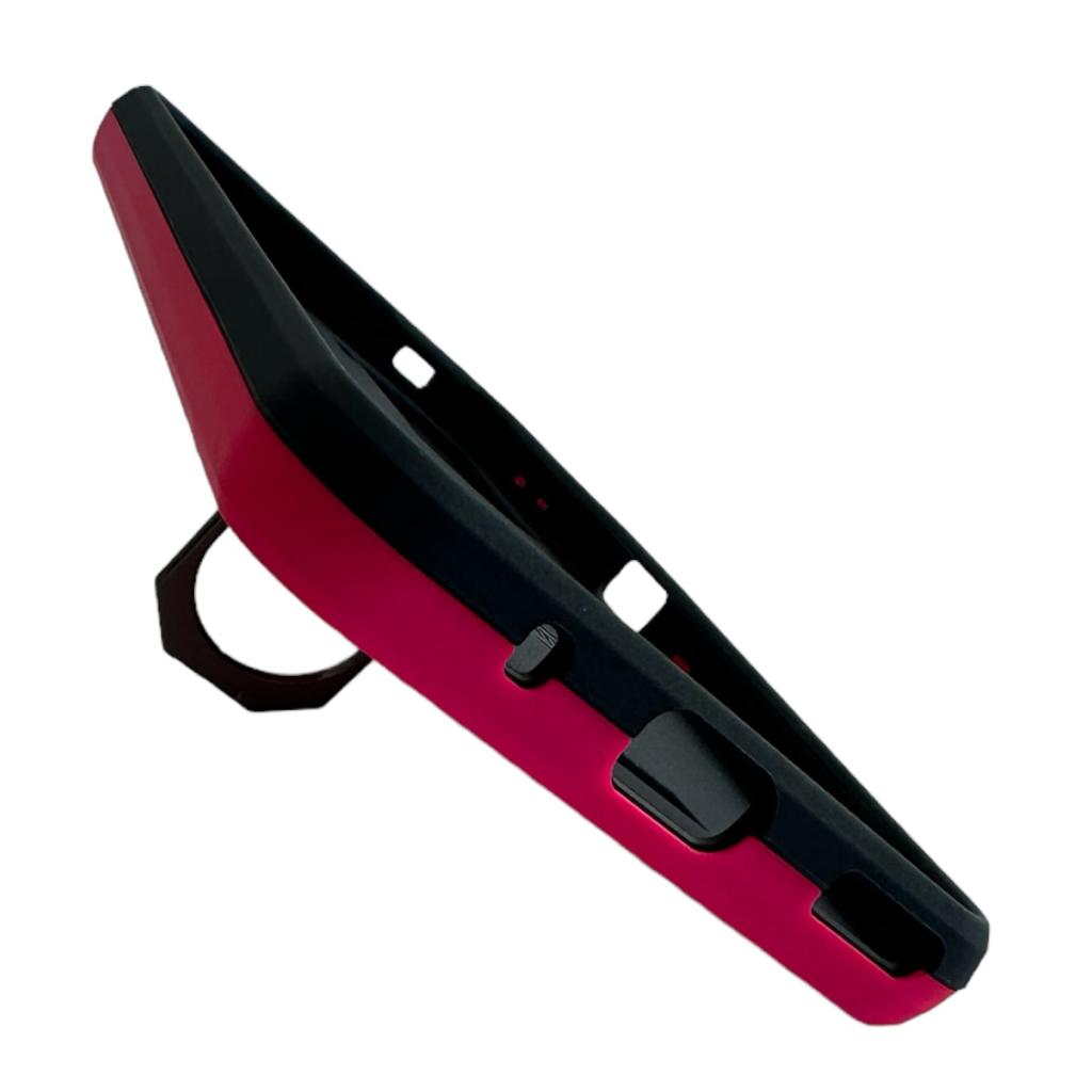 CARCASA HONOR 90 LITE 5G ANTI GOLPES ANILLO FUCSIA - 4
