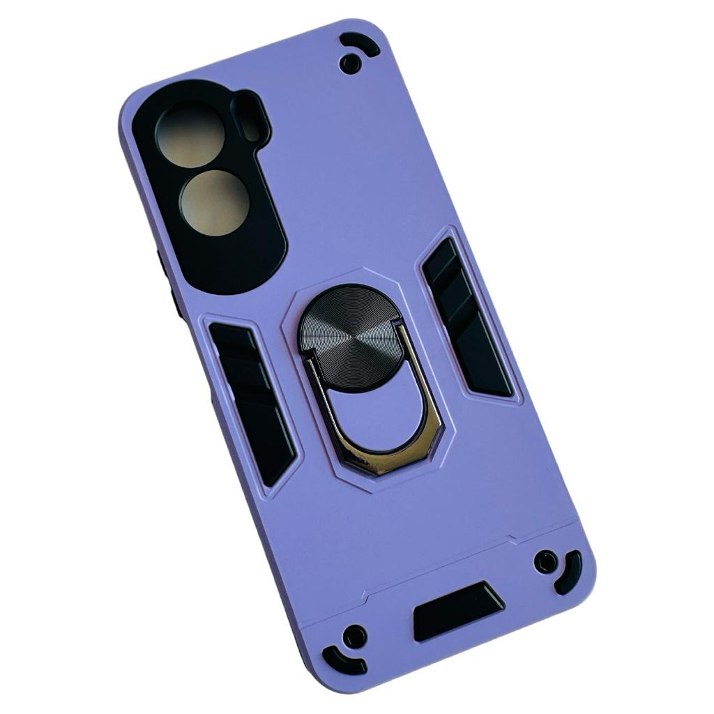 CARCASA HONOR 90 LITE 5G ANTI GOLPES ANILLO VIOLETA - 1