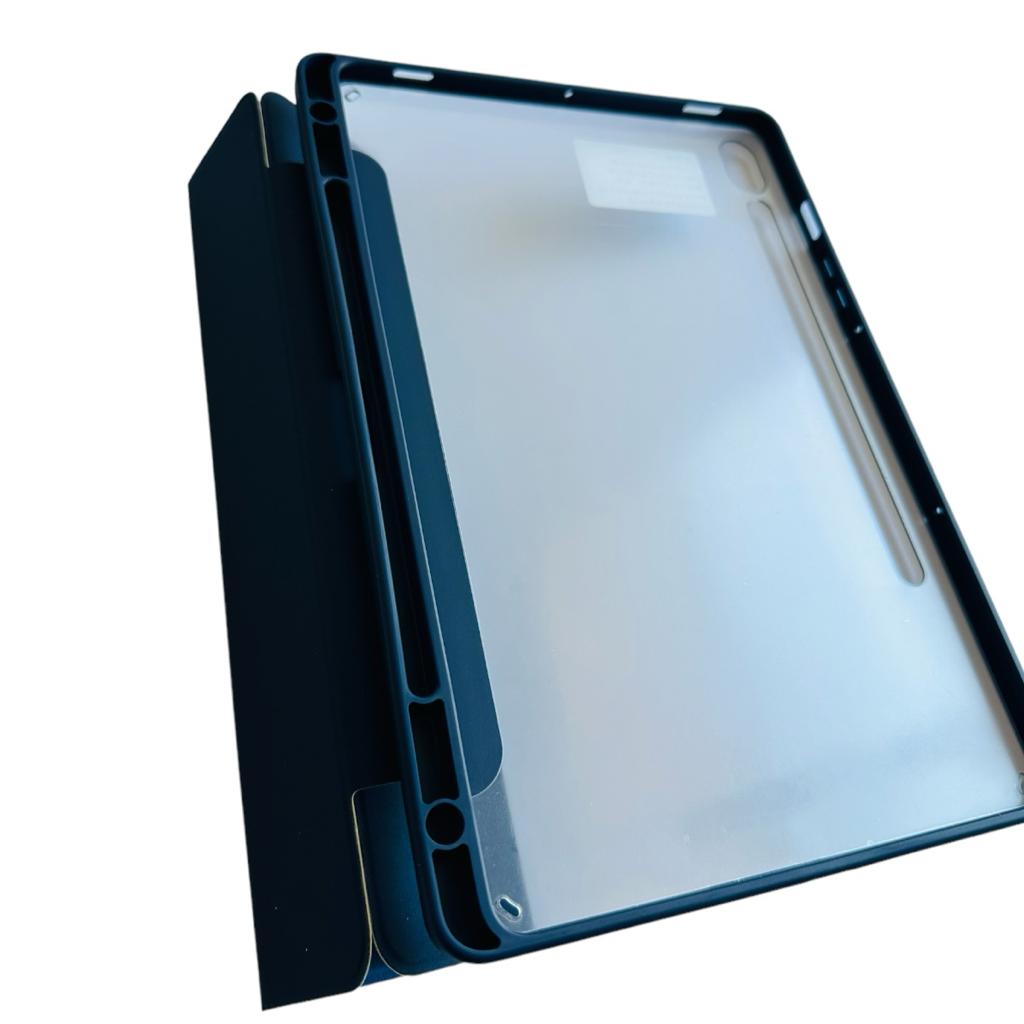 FUNDA SMART COVER PARA TABLET SAMSUNG S9 11 X710 MARMOL AZUL - 4