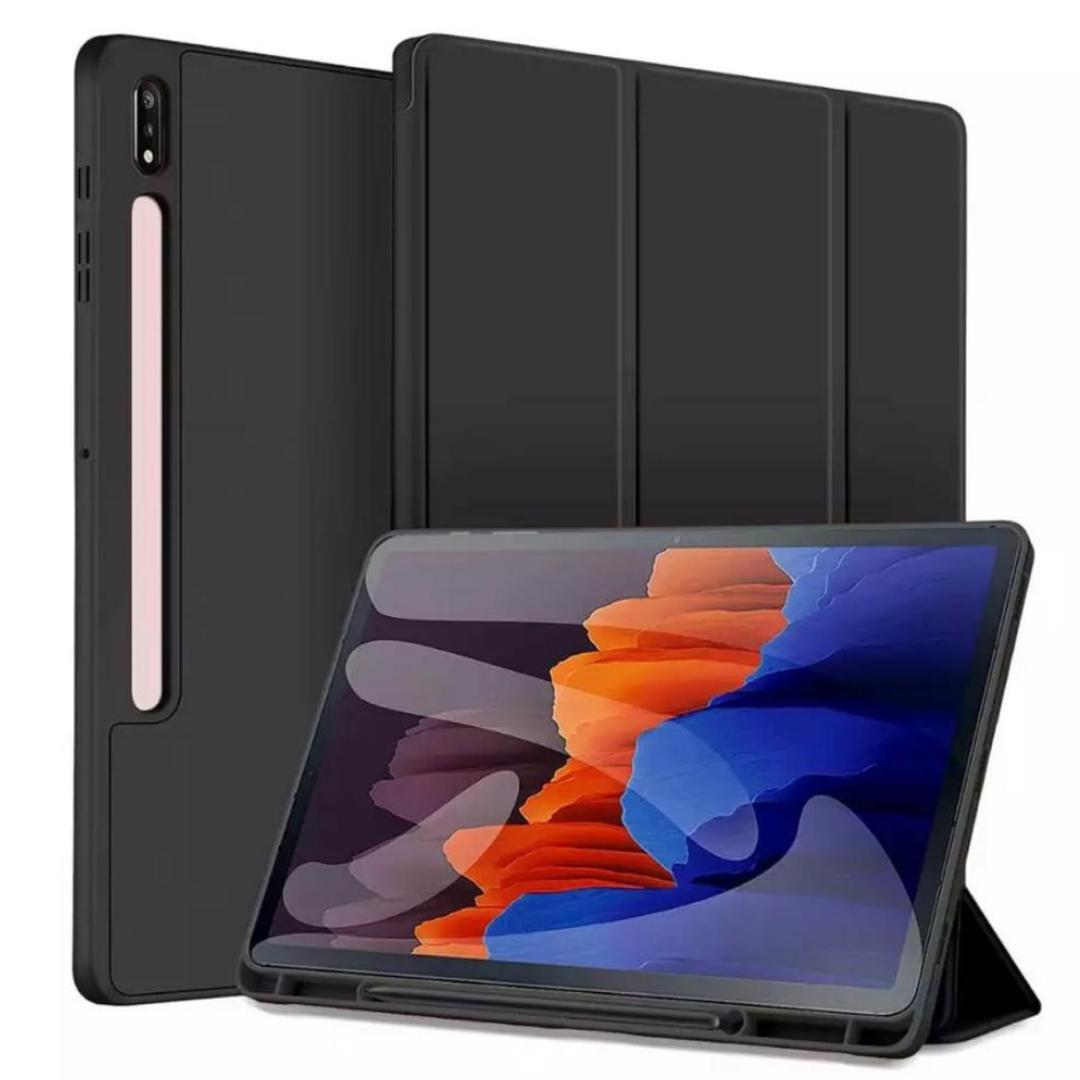 FUNDA CARCASA SMART COVER CON RANURA PARA SAMSUNG TAB S9 11 NEGRO - 1