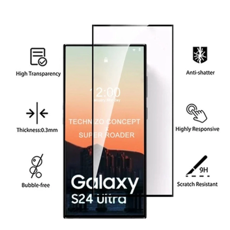 LÁMINA COMPLETA VIDRIO TEMPLADO PARA SAMSUNG S24 ULTRA - 1