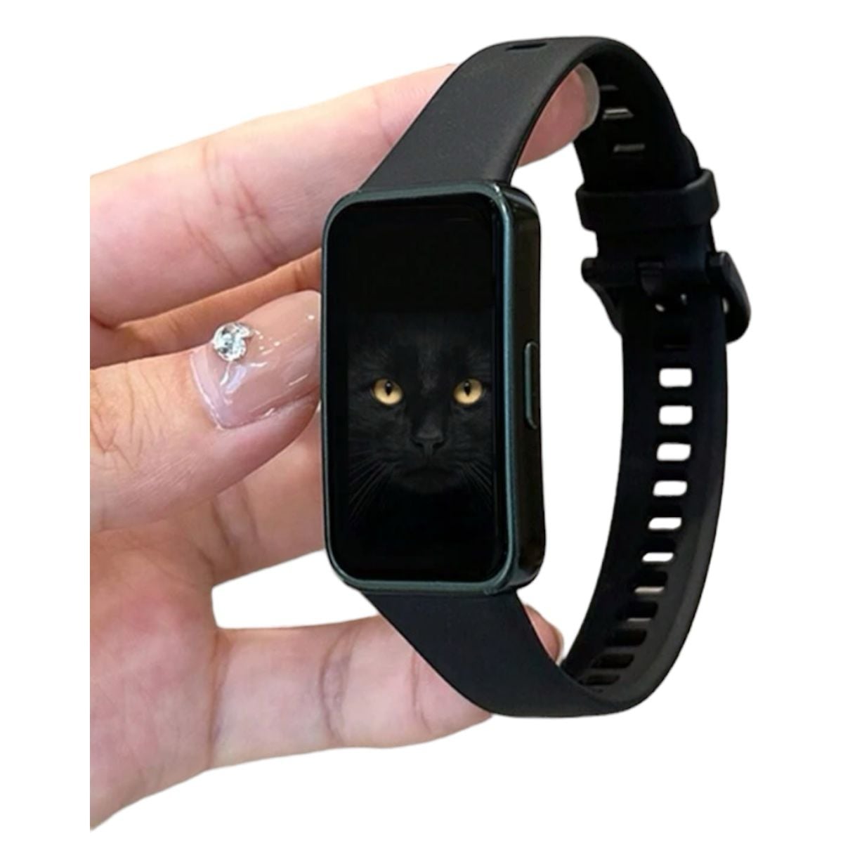 GENÉRICO CORREA DE REPUESTO SILICONA PARA HUAWEI HONOR BAND 8 NEGRO