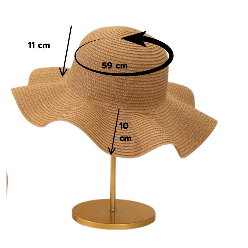 SOMBRERO DE VERANO PLAYA MUJER PROTECCION SOLAR PLAYA VERANO - 2