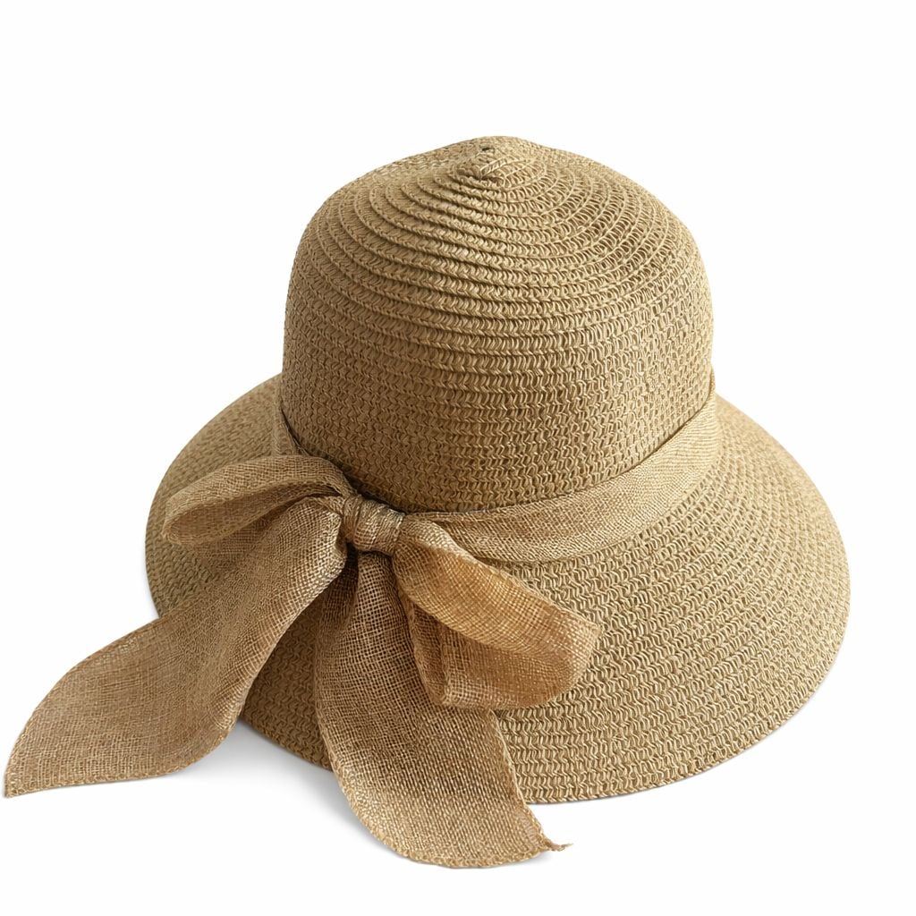 SOMBRERO DE VERANO PLAYA MUJER PROTECCION SOLAR LAZO - 2