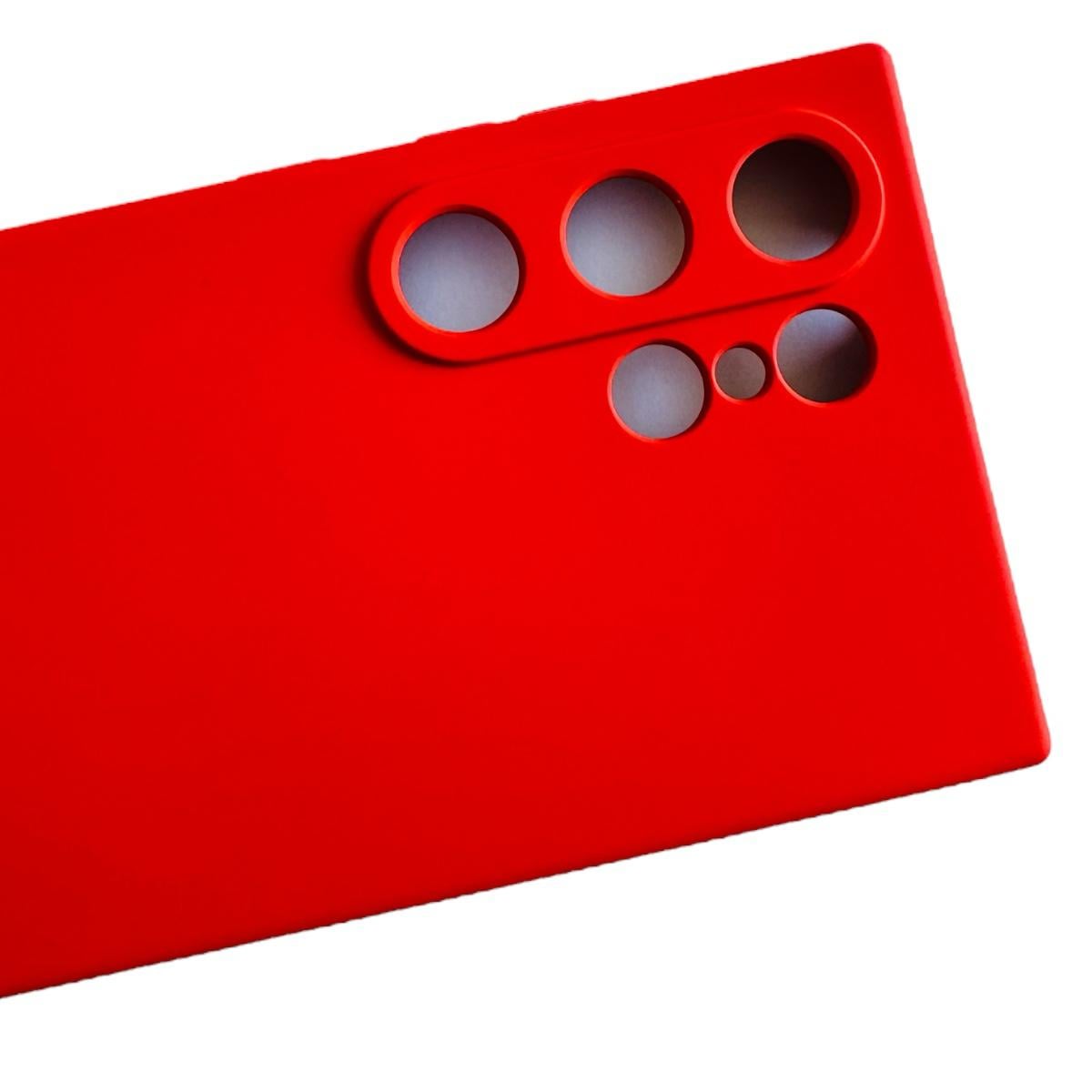 CARCASA SAMSUNG S24 ULTRA FUNDA SILICONA ROJO - 1