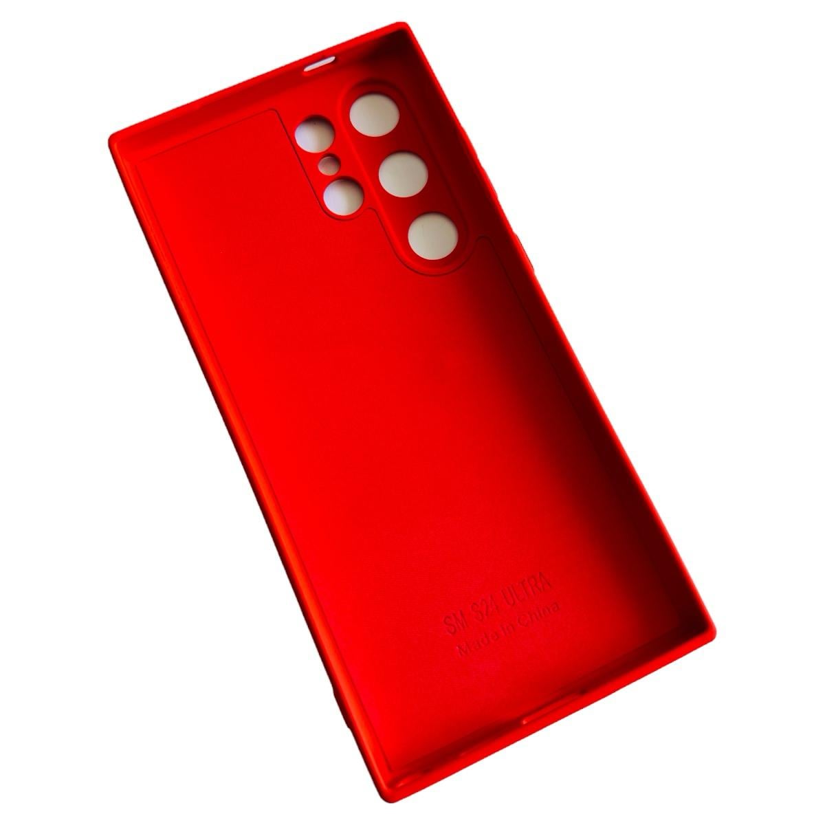 CARCASA SAMSUNG S24 ULTRA FUNDA SILICONA ROJO - 2
