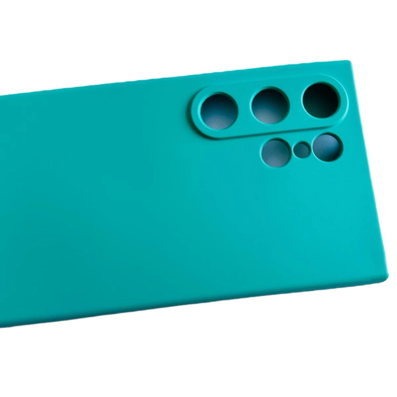 CARCASA FUNDA PARA SAMSUNG S24 ULTRA SILICONA TURQUESA - 1