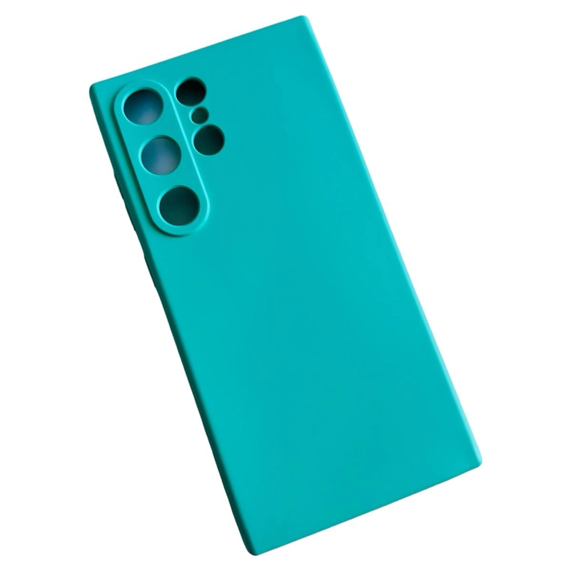 CARCASA FUNDA PARA SAMSUNG S24 ULTRA SILICONA TURQUESA - 5