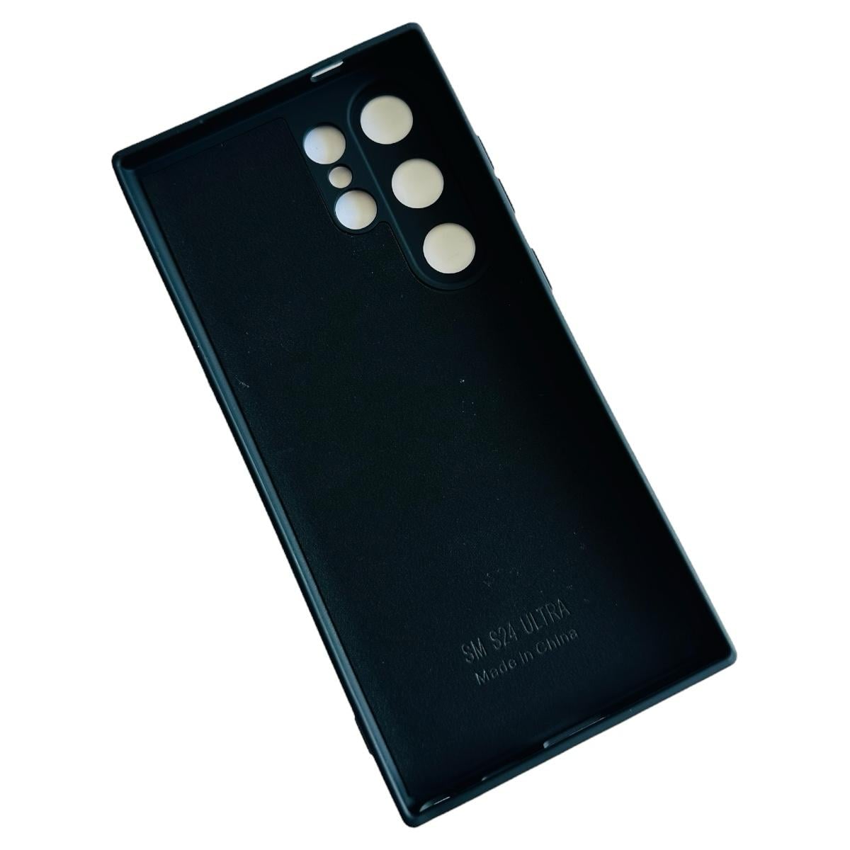 CARCASA FUNDA PARA SAMSUNG S24 ULTRA SILICONA NEGRO - 2