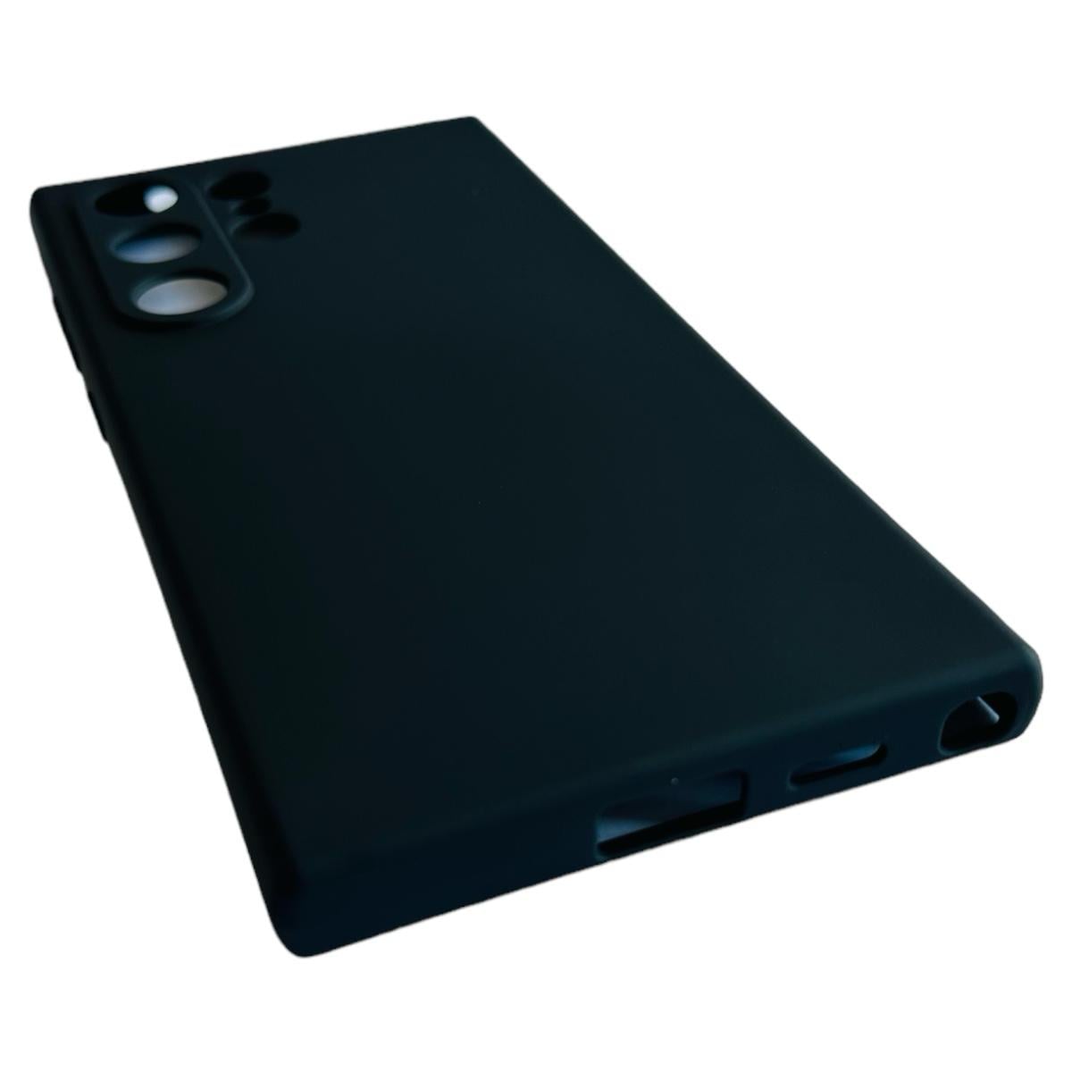CARCASA FUNDA PARA SAMSUNG S24 ULTRA SILICONA NEGRO - 3