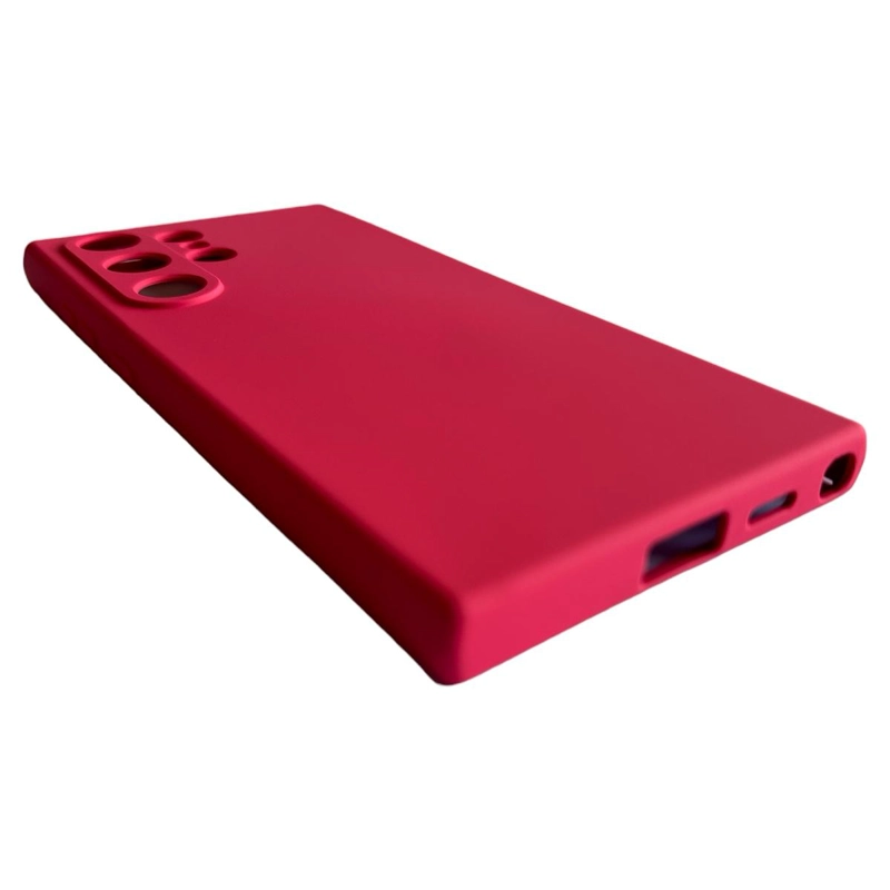 CARCASA FUNDA PARA SAMSUNG S24 ULTRA SILICONA FUCSIA - 2