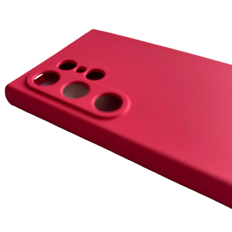 CARCASA FUNDA PARA SAMSUNG S24 ULTRA SILICONA FUCSIA - 3