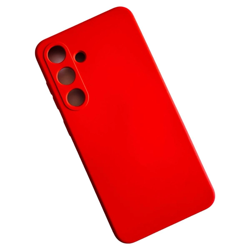 CARCASA SAMSUNG S24 PLUS FUNDA SILICONA ROJO - 1