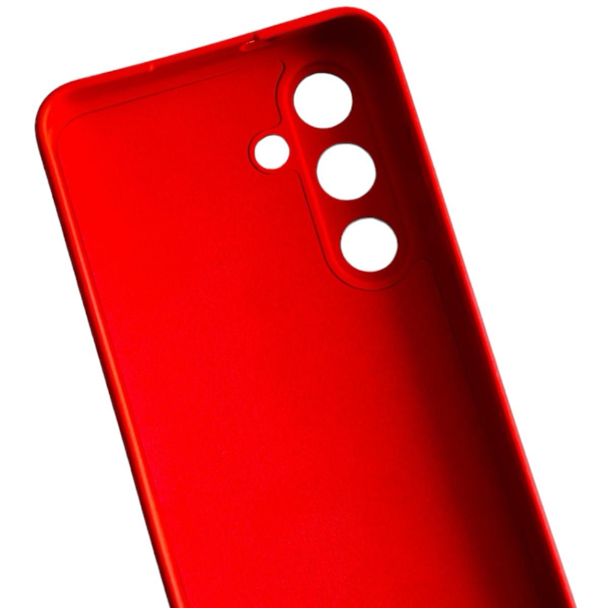 CARCASA SAMSUNG S24 PLUS FUNDA SILICONA ROJO - 2