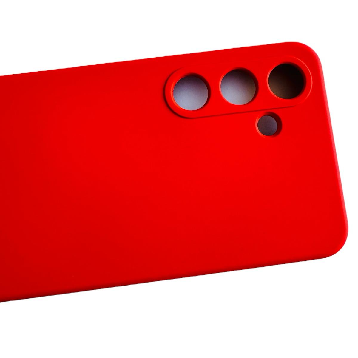 CARCASA SAMSUNG S24 PLUS FUNDA SILICONA ROJO - 4