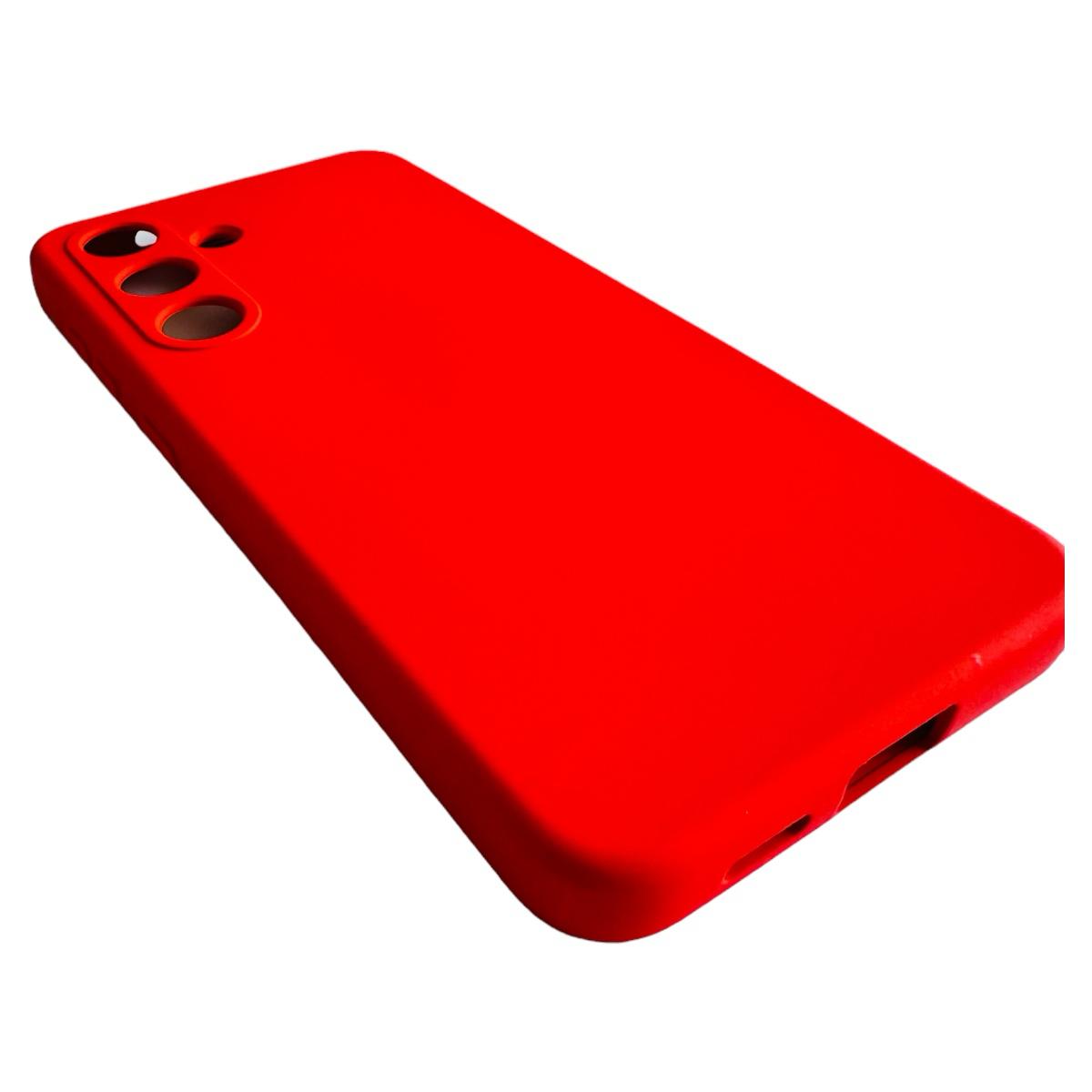 CARCASA SAMSUNG S24 PLUS FUNDA SILICONA ROJO - 5